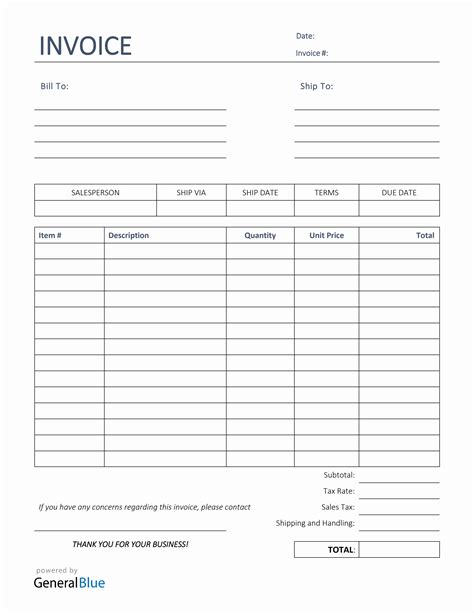 Free Printable Sales Invoice Templates - Printable Form, Templates and ...