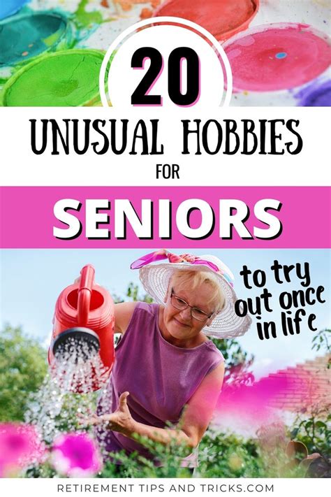 20 Unusual Hobbies For Seniors | Unusual hobbies, Hobbies for adults, Hobbies to try