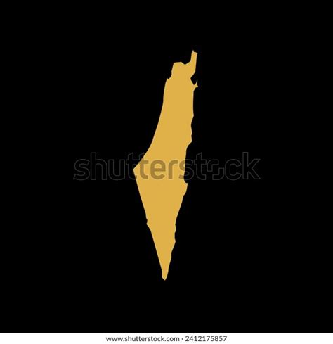 Palestine Map Palestinian Arabic Text Stock Vector (Royalty Free ...