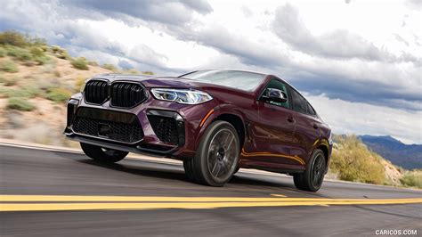 BMW X6 M Competition | 2020MY (Color: Ametrine Metallic; US-Spec) | Front Three-Quarter