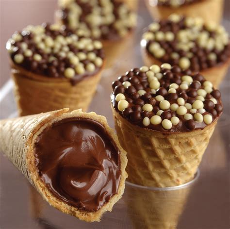 Receita: Cone de chocolate com avelã - Gastronominho