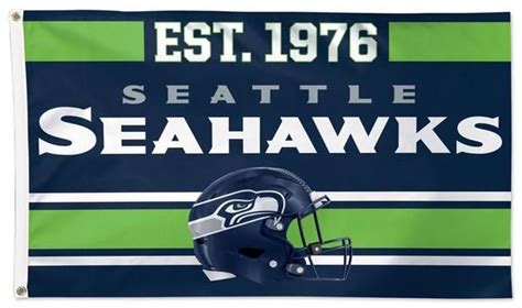 Seattle Seahawks Flag 3x5 Est 1976 | Seattle seahawks, Seattle seahawks ...