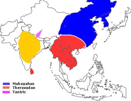 Buddhism - Maps Showing the Spread of Buddhism