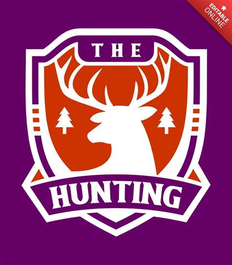 Deer Hunting Logo Design Template | Free Design Template