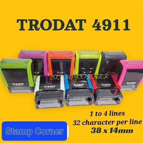 TRODAT 4911 PERSONALIZED STAMP | Shopee Philippines