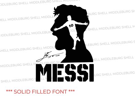 Messi Svg Lionel Messi Digital Art Football Soccer Leo - Etsy