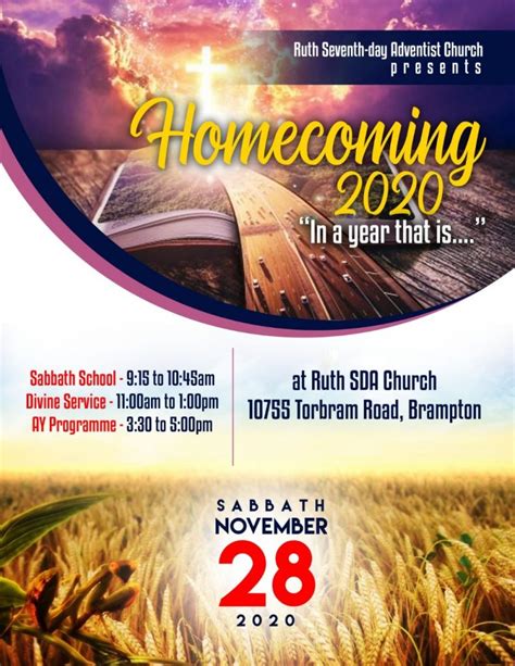 Homecoming 2020 | Ruth Seventh-day Adventist Church