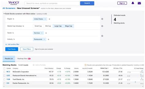 How To Use Yahoo Finance Stock Screener - businesser