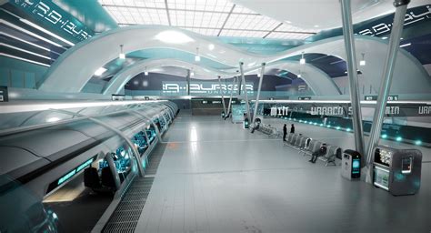 Joakim Engholm - Futuristic Train station