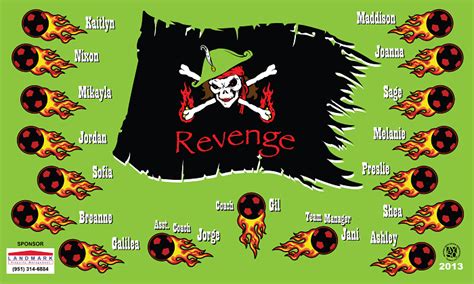 B1157 Revenge 3x5 Banner-B1157