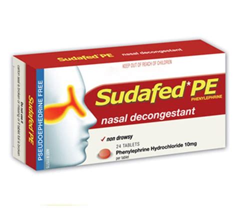 SUDAFED® PE Nasal Decongestant 48 Tablets – Alexandra Pharmacy