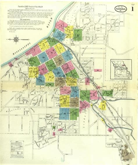 Hannibal, Missouri, 1913 November, sheet 01 | MU Digital Library ...