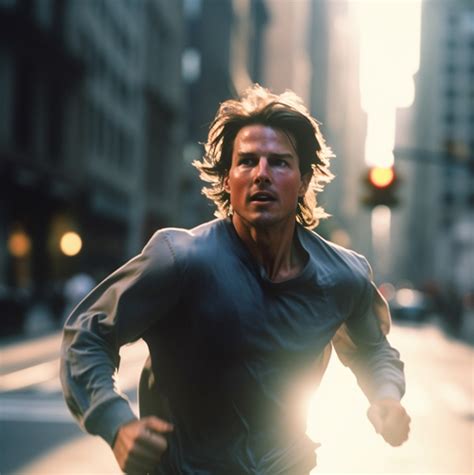 Tom Cruise Running Via MidJourney :: Behance