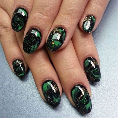 Green Gel Nail Art Designs 2017 - style you 7