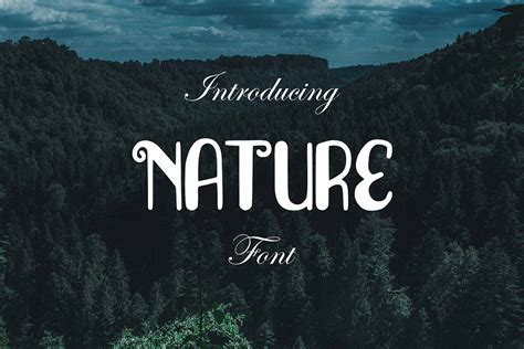 Nature Font | Creative Daddy