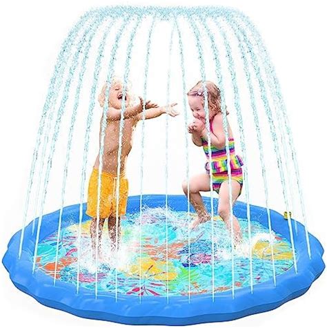 Splash Pad for Kids | Water Sprinkler for Kids, Large Splash Pad ...