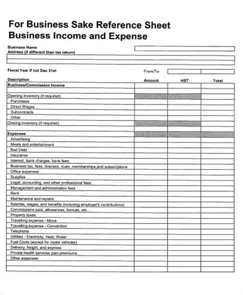 44+ Expense Sheet Templates in PDF