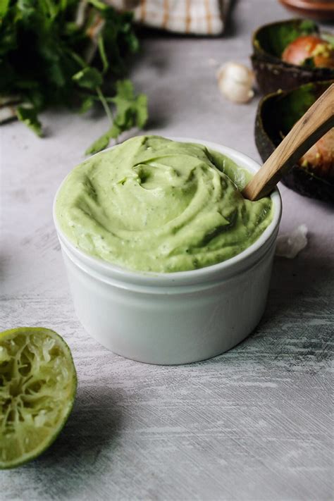 Avocado Cream Sauce - The Fig Jar