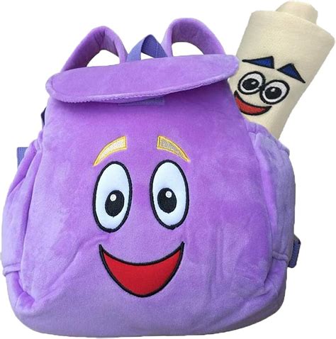 Clothes, Shoes & Accessories Girls' Accessories Dora The Explorer Backpack Plush with Map ...