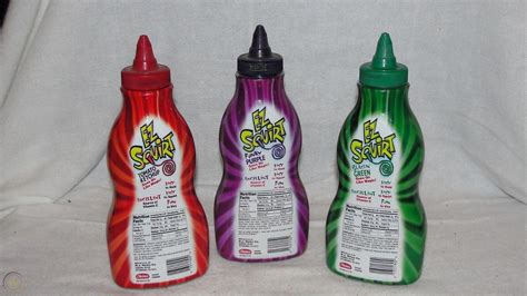 (3) BOTTLES HEINZ EZ SQUIRT COLORED KETCHUP - PURPLE RED & GREEN | #1903487019