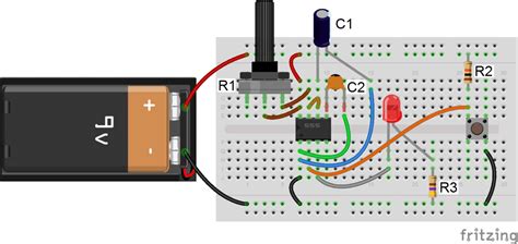 555 Timer Basics - Monostable Mode