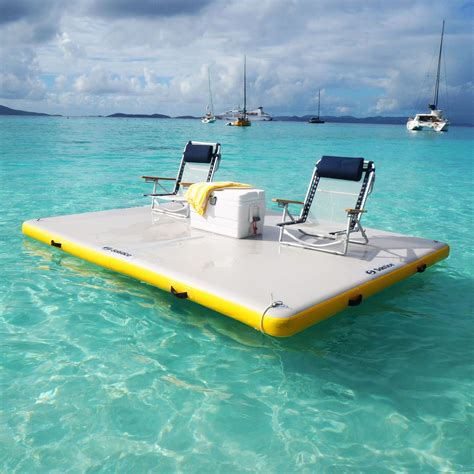 Solstice Inflatable Floating Dock 8 x 5 x 6-962890 | Lake floats, Lake ...