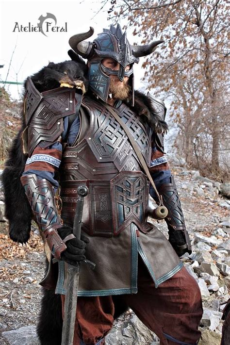 Dwarf Leather Armor by Feral-Workshop Era Viking, Viking Armor, Larp Armor, Knight Armor ...