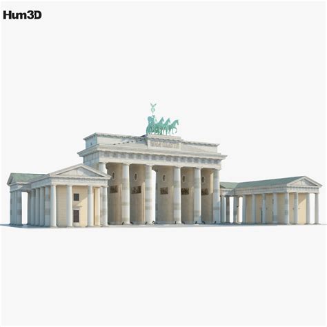 Brandenburg Gate 3D model - Architecture on Hum3D