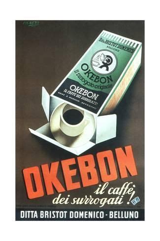 'Okebon Caffe - Ditta. Bristot Domenico Belluno' Art Print - Michelangelo Cignetti | Art.com ...