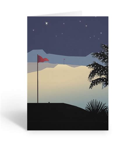 Personalized Boxed Golf Christmas Cards