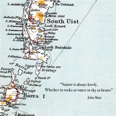 Barra Scotland Map