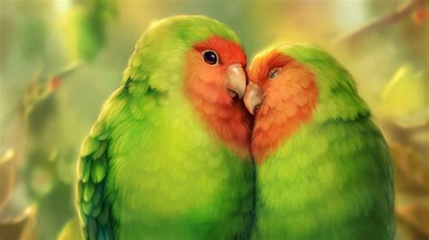 Parrots Birds Art HD Animals Wallpapers | HD Wallpapers | ID #34461