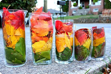 Fully Falling For These Leaf Centerpieces! - B. Lovely Events