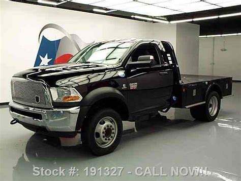 Dodge Ram 4500 SLT REG CAB DIESEL DRW FLATBED (2012) : Commercial Pickups