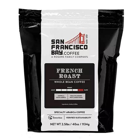 San Francisco Bay Whole Bean Coffee, French Roast 40 oz. - Sam's Club