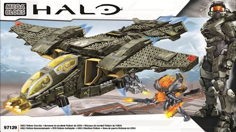 Mega Bloks Instructions | Halo | 97129 | Unsc Pelican Gunship - YouTube