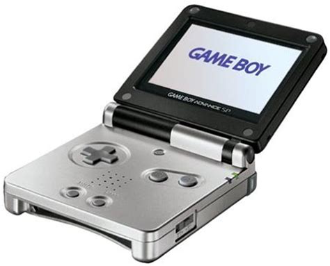 Game Boy Advance SP System Black and Silver w/Charger For Sale