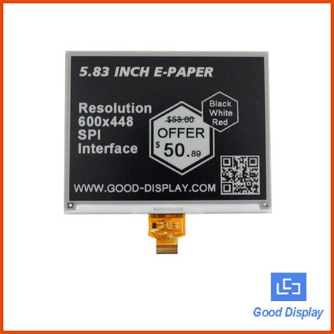 e-paper display,color e-ink,color e paper display screen,e-paper display module