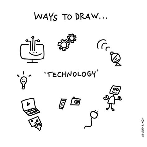 Technology | Visual note taking, Sketch notes, Words