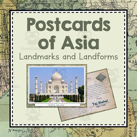 Landmarks and Landforms of Asia | Continent of Asia Unit Study ...