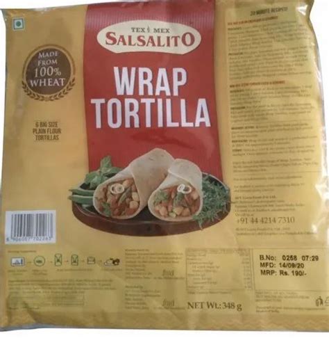 Salsalito Tortilla Wraps at Rs 190/pack | Wrap Tortilla in Jaipur | ID ...