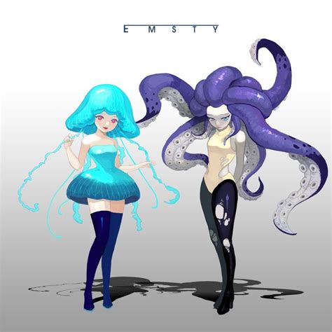 Jellyfish & Octopus , Emsty _ on ArtStation at https://artstation.com/artwork/jellyfish-octopus ...