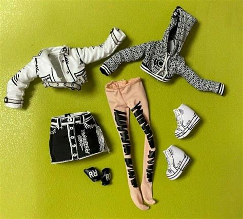 Rainbow High Jett Dawson Black and white outfit only doll not included | #3863582698