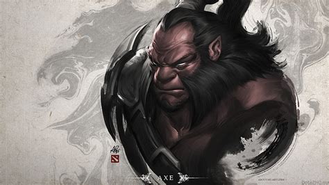 Online crop | HD wallpaper: Dota 2 Axe wallpaper, Valve, IceFrog, illustration, backgrounds ...