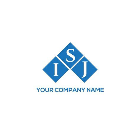 ISJ letter logo design on white background. ISJ creative initials letter logo concept. ISJ ...