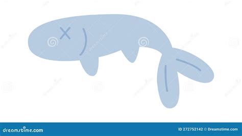 Dead Fish Illustration stock vector. Illustration of fish - 272752142