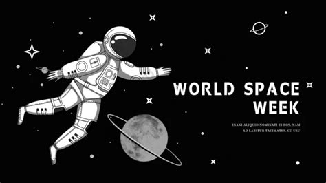 World Space Week Line Posters | PSD Free Download - Pikbest