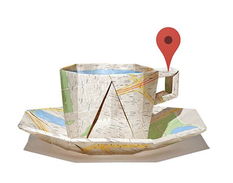 Google Map Origami by BakkenDesign - Design Swan