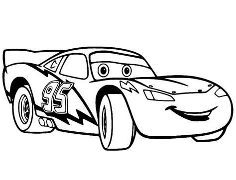 Lightning Mcqueen Coloring Pages Free