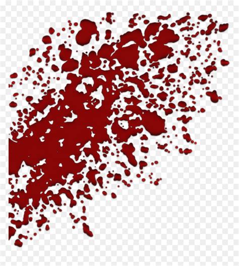 Blood Splatter Vector Transparent Background, HD Png Download - vhv